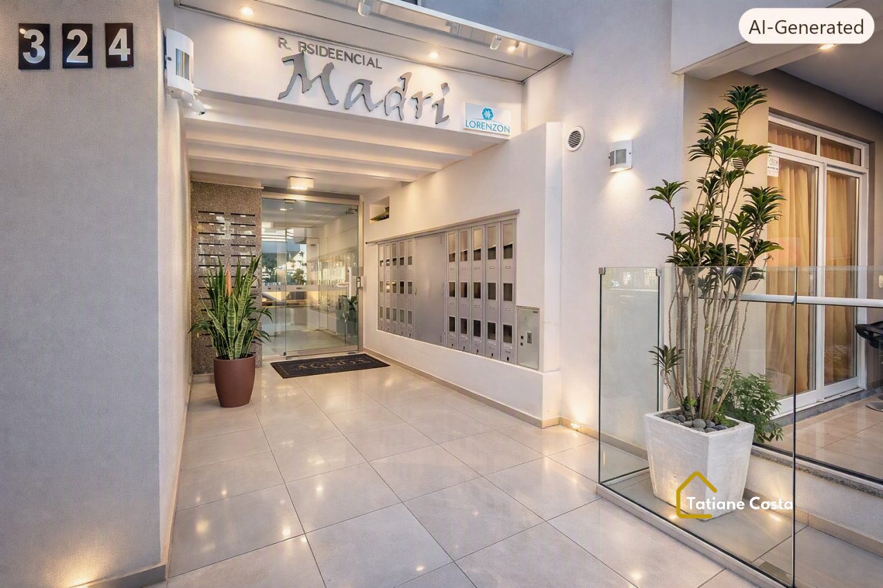 Apartamento Semi Mobiliado com 3 quartos e sacada com churrasqueira
